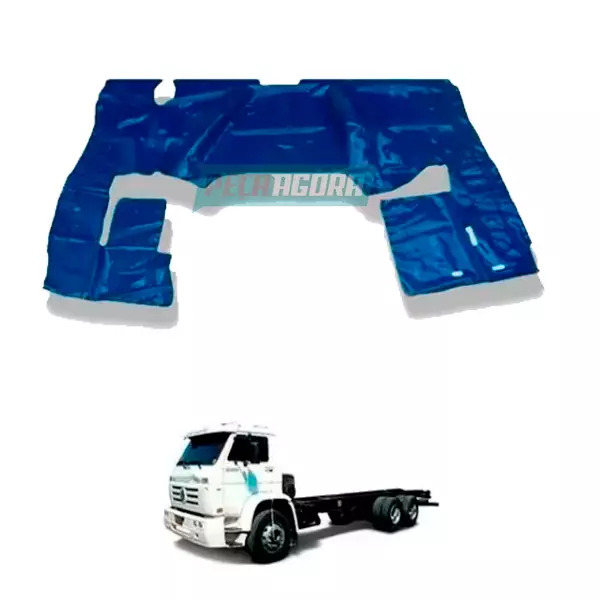 TAPETE DE VINIL AZUL VW WORK COM CAPO (PUES338A)