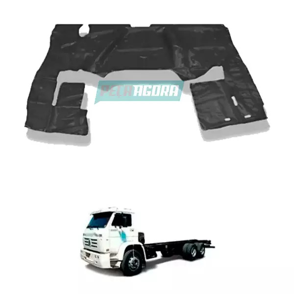 TAPETE DE VINIL CINZA VW WORK COM CAPO (PUES338C)