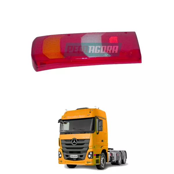 LENTE LANTERNA TRASEIRA MB AXOR ACTROS - 2017 EM DIANTE (0025447390-0025446303-G