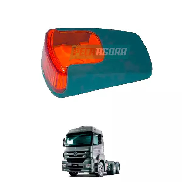LANTERNA LATERAL CINZA E AMARELA MERCEDES BENZ AXOR (9408200221-GL6006)