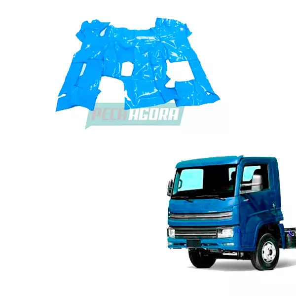 TAPETE DE VINIL AZUL VW DELLIVERY 9160 COM CAPO COM CONSOLE (PUES355A)