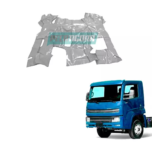 TAPETE DE VINIL CINZA VW DELLIVERY 9160 COM CAPO COM CONSOLE (PUES355C)