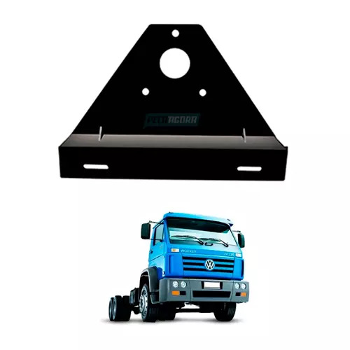 SUPORTE PLACA TRASEIRA VW WORKER FORD CARGO - CHAPA DE FERRO (T12945411-SP1299)