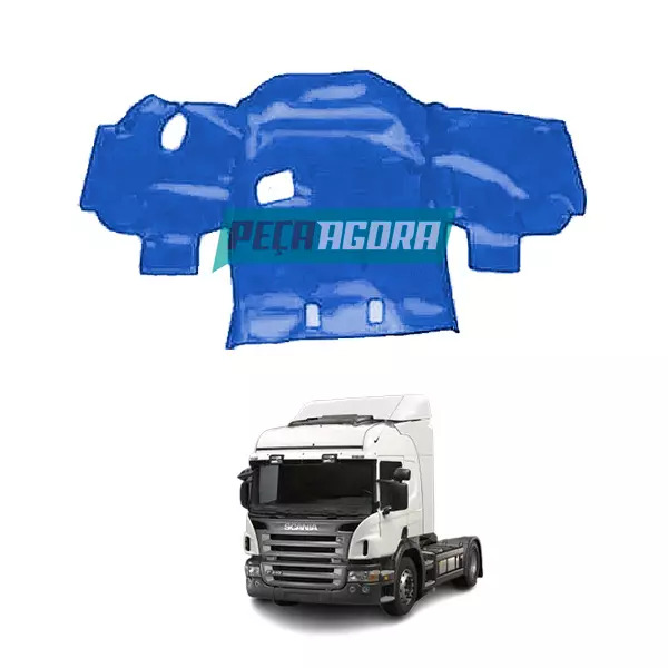 TAPETE VINIL AZUL PARA SCANIA P310 114G COM CAPO (PUES413A)
