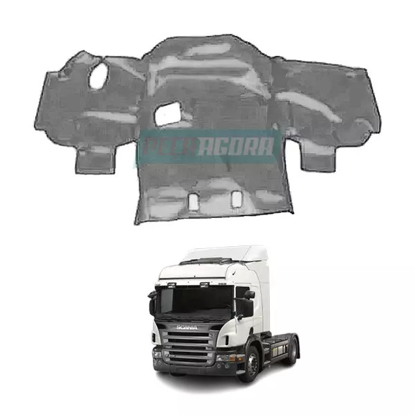 TAPETE VINIL CINZA PARA SCANIA P310 114G COM CAPO (PUES413C)