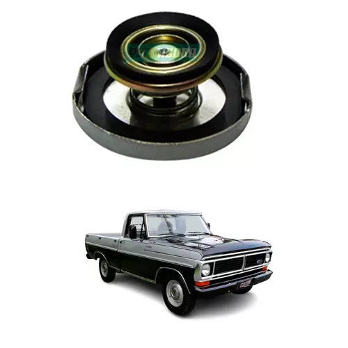 TAMPA RADIADOR SEM ABA FERRO 10 LIBRAS FORD F1000 MWM TB F1000 4X4 TB (2SB121484