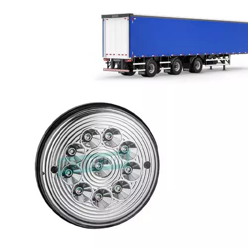 LANTERNA TRASEIRA RANDON COM 10 LEDS 24V 2009 CRISTAL (213000114-L30112CR)