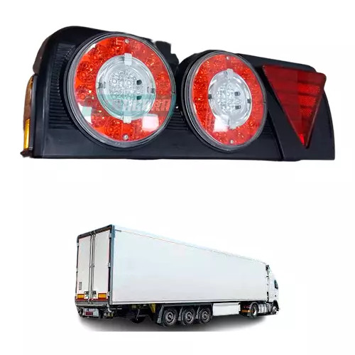 LANTERNA TRASEIRA LED BIVOLT DIR COM GUIA LUZ TRIANGULO UNIVERSAL PARA CARRETAS 