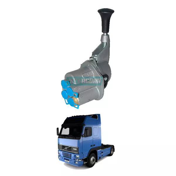 VALVULA FREIO MAO PARA SCANIA R112 T112 R142 T142 VOLVO FH12 4 SAIDAS 14MM (1509