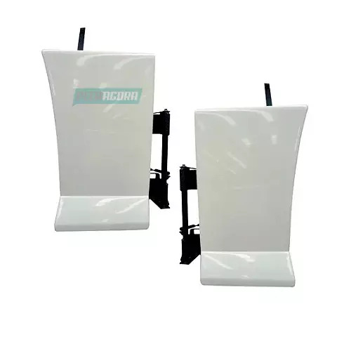 KIT TAMPA ESTRIBO ANTIFURTO 3D COMPLETO VW CONTELLATION PLASTICO ABS COM SUPORTE