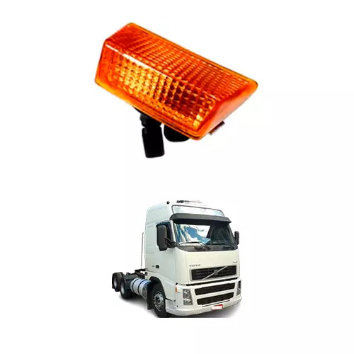 LANTERNA SETA DIREITO VOLVO FH FM 2004 A 2008 - COM SOQUETE (20409875-20826213)