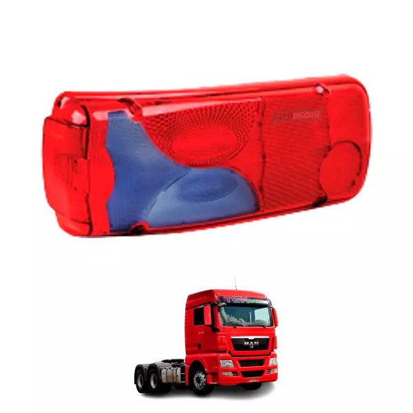 LENTE LANTERNA TRASEIRA MANN TGX 2012 ESQUERDO IVA (447257-2V5945111-CP40132)