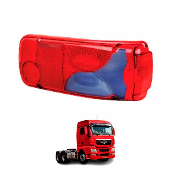 LENTE LANTERNA TRASEIRA MANN TGX 2012 DIREITO IVA (2V5945112-CP40122)