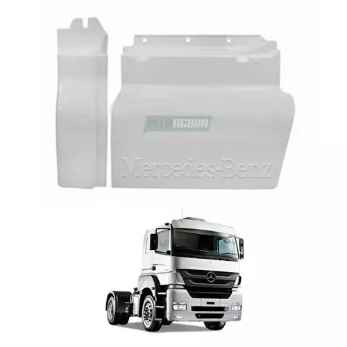 TAPA ESTRIBO SUPERIOR ESQUERDO MB AXOR 2035...2644 PLASTICO LOGO MERCEDES (95872