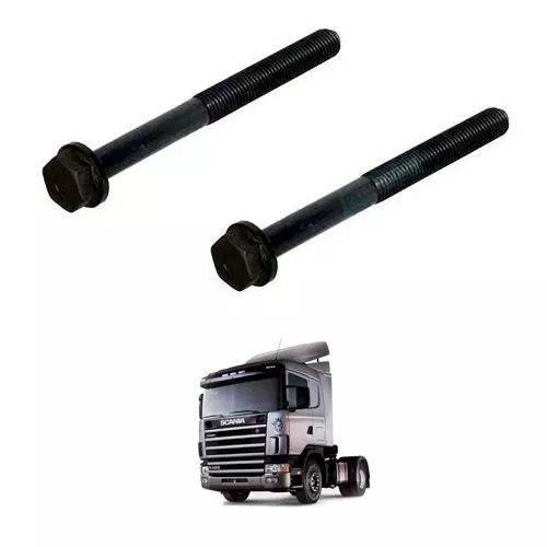 CAIXA 2 PARAFUSO MANCAL MOTOR 18X2.5X190 PARA SCANIA SERIE 4 5  (CX.1948193,**2)