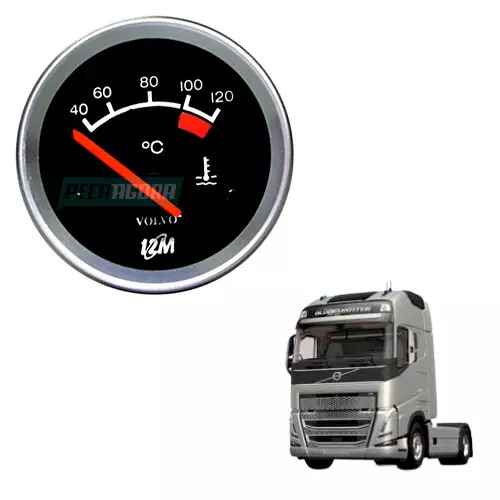 INDICADOR TEMPERATURA DAGUA 24VOLTS VOLVO (8123665-20223)