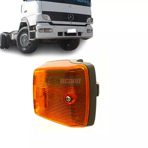 LANTERNA LATERAL PARALAMA MB ATEGO DIREITO CRISTAL 1058DCR SINALSUL (9738200421,