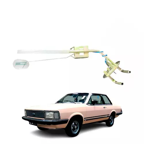 BOIA TANQUE CORCEL II DEL REY 80 A 82 ALCOOL GASOLINA 2 TUBOS E 2 TERMINAIS ENCA