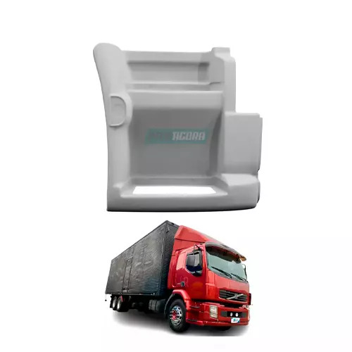 ESTRIBO DIREITO VOLVO VM 2006 ... COM RESSALTO PARA LANTERNA - FIBRA LAMINADA (2