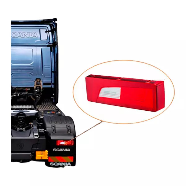 LENTE LANTERNA TRASEIRA DIREITO SCANIA SERIE 6 STREAMLINE (2027555-CP20192)