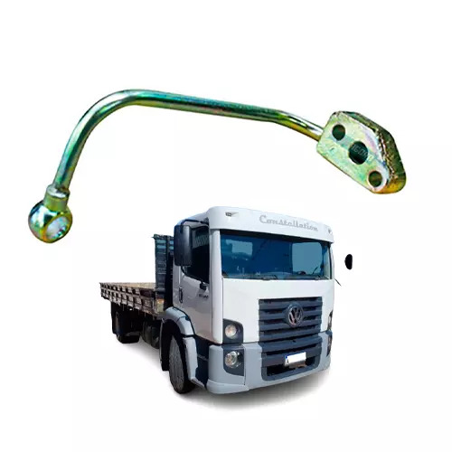 TUBO ENTRADA OLEO TURBO VW 13180 14180 15180 15190 AGRALE MA12 MT15 1600 D 87 96