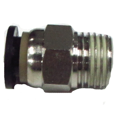 CONECTOR MACHO 8 X 1/4 NPT TUBO RETO 8MM X 1/4 CARRETA SISTEMA FREIO CAMINHOES S