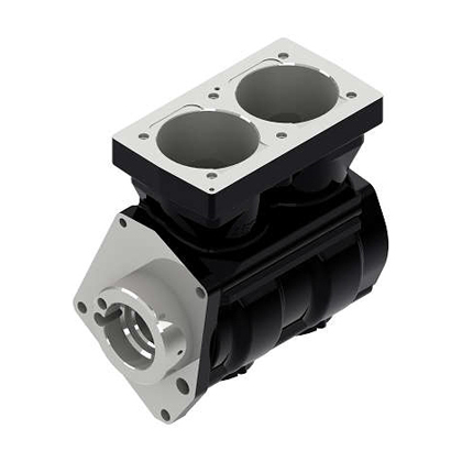BLOCO COMPRESSOR DUPLO CILINDRO 2 CARREGADORES PARA CABECOTES QUE USAM A LAMINA 