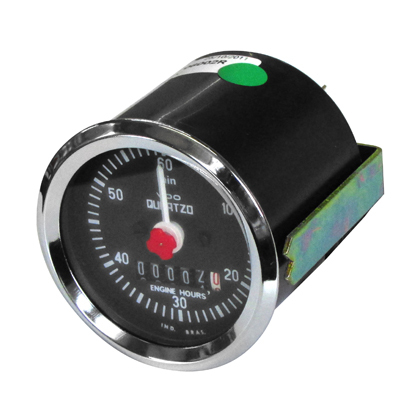 HORIMETRO UNIVERSAL 60MM BIVOLT COM PONTEIRO ARO CROMADO (331006002R)