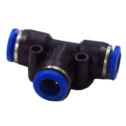 TEE ENGATE RAPIDO 08MM PLASTICO  (ML1419CL)