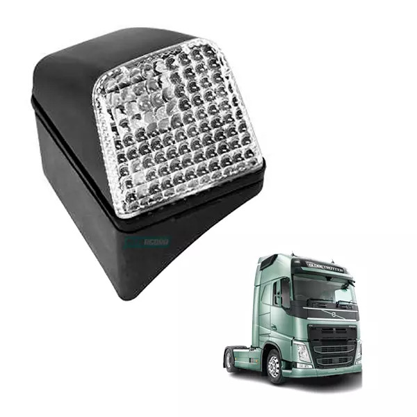 LANTERNA TETO EXTERNO DELIMITADORA DIR VOLVO FH BASE CURVA LADO DIREITO PRADOLUX