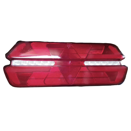 LANTERNA TRASEIRA TRIPLO LED LD ACRILICO BICOLOR 12V CARRETAS E SEMI REBOQUE (PL