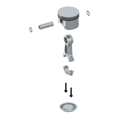 JOGO REPARO PISTAO ANEL E BIELA COMPRESSOR (9111559232)