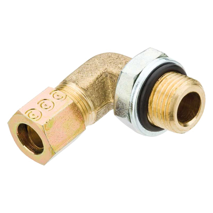 COTOVELO MACHO OD 1/2 X M16 X 1.5MM ( METAL )CAMINHOES ( SISTEM FREIO AR ) CARRE