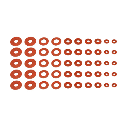 KIT ARRUELA FIBRA 4,5,6,8,10 MM (GB33000)