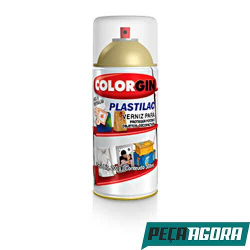 SPRAY VERNIZ PLASTILAC BRILHANT.300ML COLORGIN 780 CAIXA C/ 6 (6990CC)