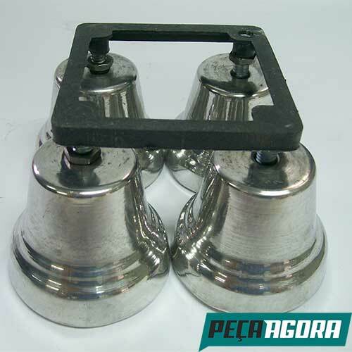 PE DE GELADEIRA ALUMINIO COM 4 (914CC)