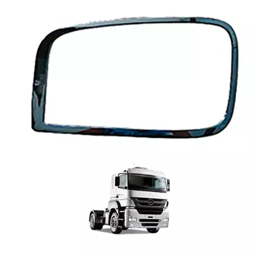 MOLDURA CROMADA FAROL ESQ  MBB AXOR 2035 2040 2044 2533 2540 2544 2625 2640 2644