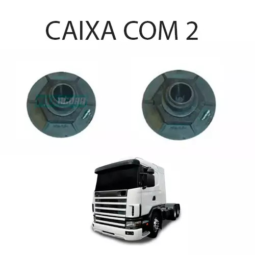 CAIXA 2 BUJAO CALOTA CUBO DIANTEIRO PARA SCANIA SERIE 4 (CX.1371599**2)