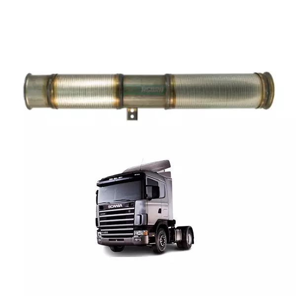 TUBO FLEXIVEL ESCAPE SCANIA 94 114 124 MOTOR 360 2003.. P94 P R T114 124 2003...