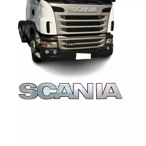 EMBLEMA PLASTICO LATERAL PARA SCANIA G R S P MODERNO 2008 10 P  (1495961/1495962