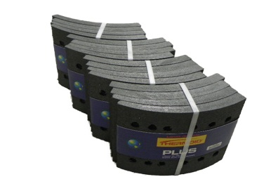 JOGO LONA FREIO DIANTEIRO STD 12 FUROS SISTEMA MASTER PARA IVECO EUROTECH TRAKKE