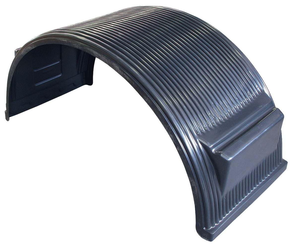 PARALAMA PLASTICO VOLVO NL10, NL12, N10, N12, TRASEIRO "TRACAO", PRETO (8121819,