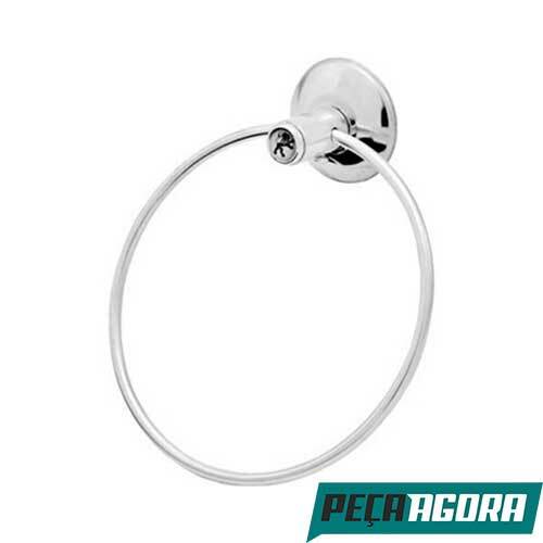 TOALHEIRO METAIS LEAO ARGOLA ALUMINIO 4901 (13279CC)