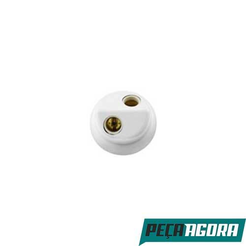 PLAFUNIER PVC 2 LAMPADAS BRANCO 100W ILUMI 18092 (18313CC)