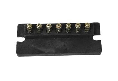 BAQUELITE TOMADA FEMEA 7 POLOS RETANGULAR PLASTICO (000232)