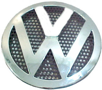 EMBLEMA GRADE CROMADA VW WORKER 230 MM COM TELA (2RD853601A.)