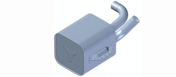 SILENCIOSO ESCAPAMENTO MB 1718 1723 1725 1728S 2423 2425 (9584900301,)