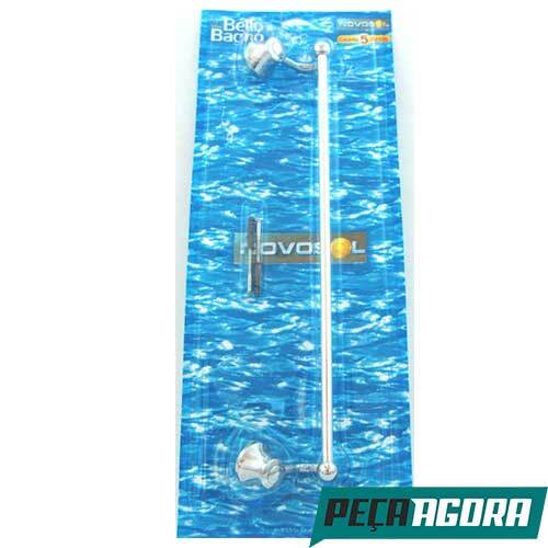 TOALHEIRO HORIZONTAL CROMADO BELLO BAGNO 106 (4508CC)