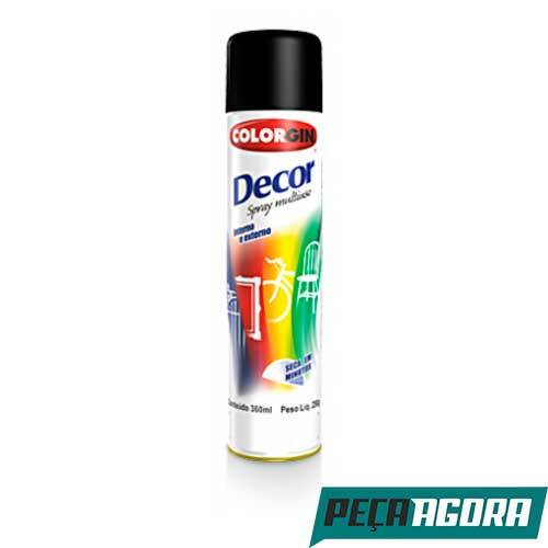 SPRAY DECOR LISA 350ML ALUMINIO 500 COLORGIN 8581 CAIXA C/ 6 (5021CC)