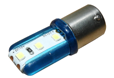 LÂMPADA LED 1141 6 LED BRANCO 24V 1 POLO MB VW FORD PARA IVECO AGRALE CARRETA (